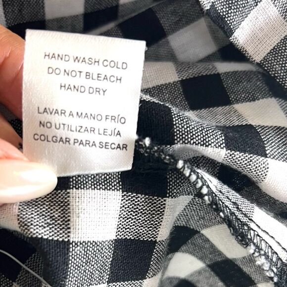 Vernacular Black and White Checkered Dress - Picture 8 of 10